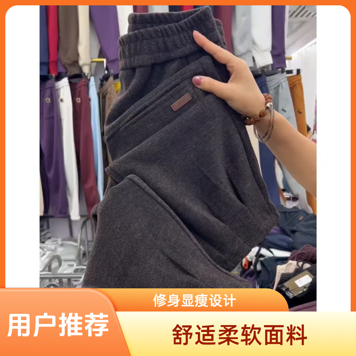 秋冬加厚保暖小个子新款小脚休闲裤女宽松洋气百搭显瘦纯色哈伦裤