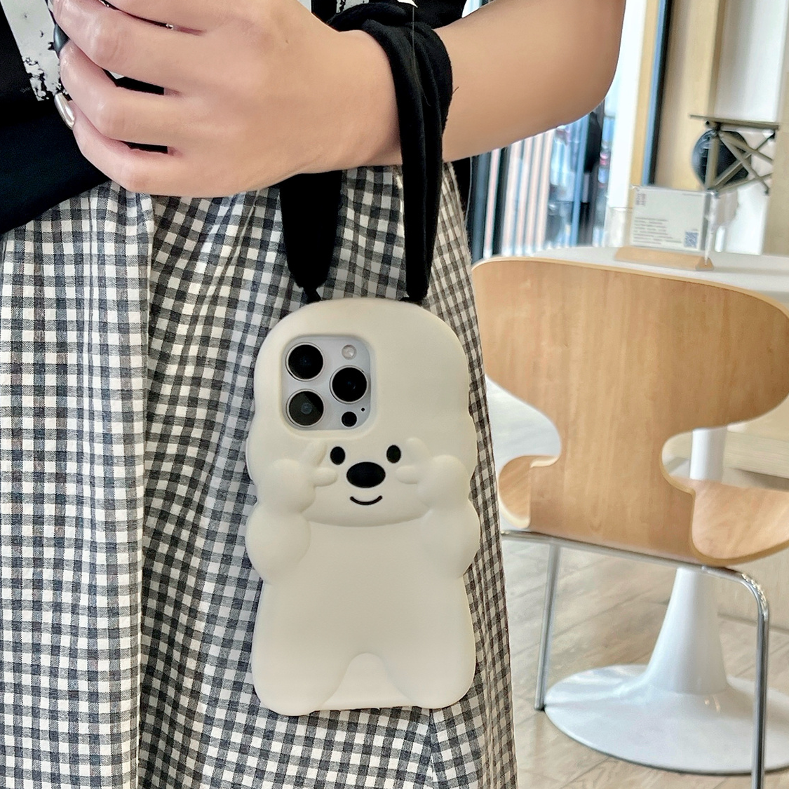 苹果|布耳朵比耶小狗卡通可爱适用iPhone16女款创意ins硅胶手机壳