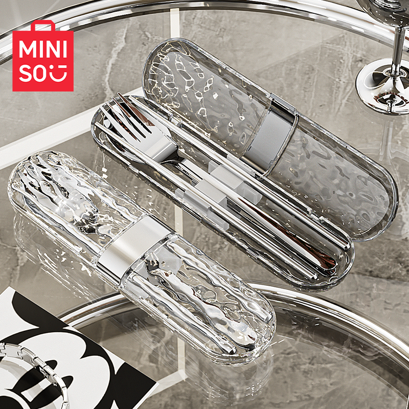 儿童餐具小学生筷子勺子套装组合装一人用上班族便携式上学专用