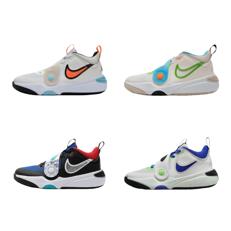 正品Nike耐克男童女童大童缓震防滑耐磨篮球鞋百搭中帮护踝运动鞋