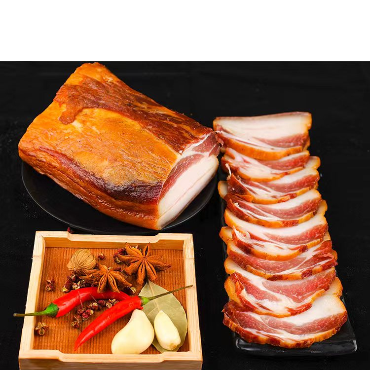 重庆特产农家土猪五花腊肉柴火烟熏咸香口味