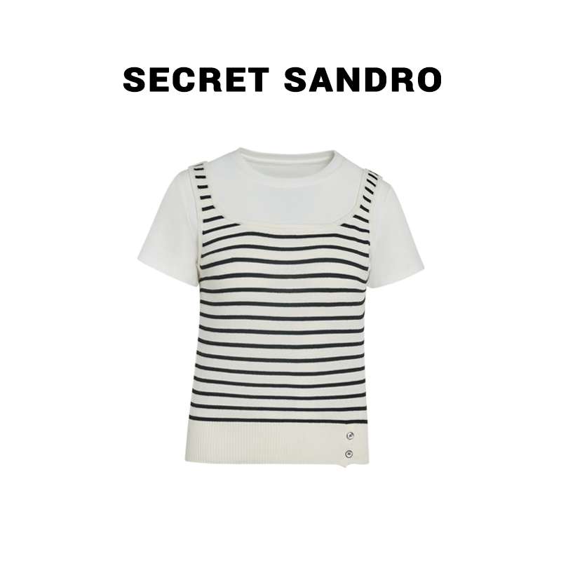 【Secret Sandro】 鸥小柒 毛针织衫 M55221130Q