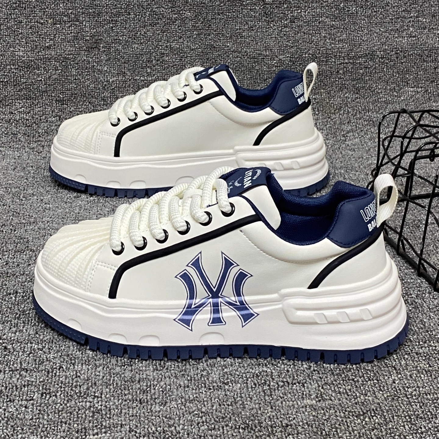 贝壳头男鞋2025秋季新款韩版百搭厚底运动休闲鞋潮流品牌板鞋