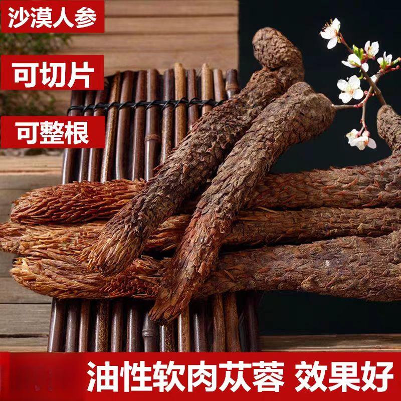 阿拉善整根肉苁蓉沙漠人参软质肉苁蓉大芸自然晾晒无熏硫泡水泡酒