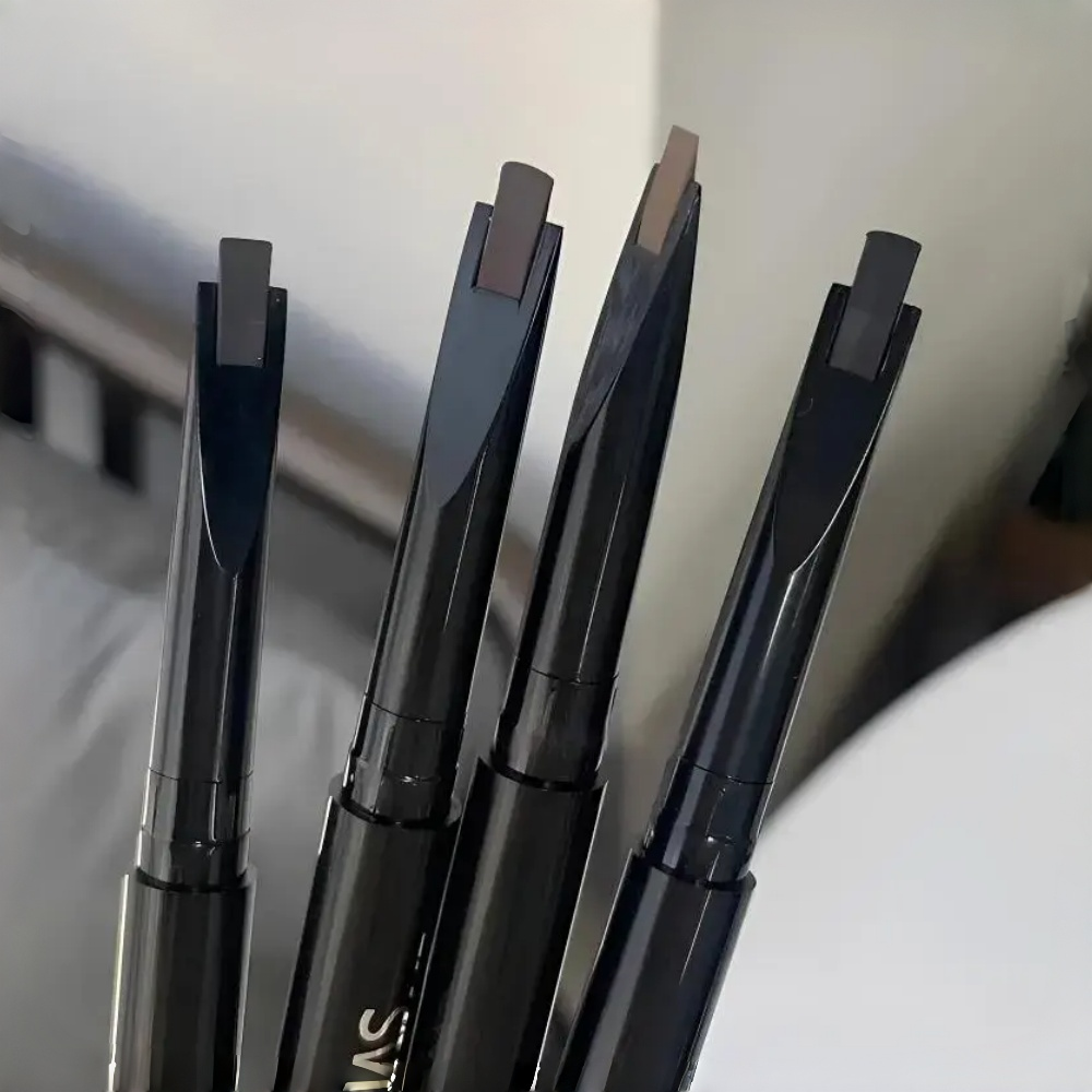 化妆师人手一根的眉笔！自动砍刀眉笔芯防水防汗不脱妆持久推荐