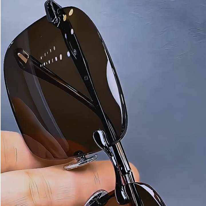 东海水晶茶色石头镜男士太阳镜高清专用耐磨遮阳正宗石头镜男款