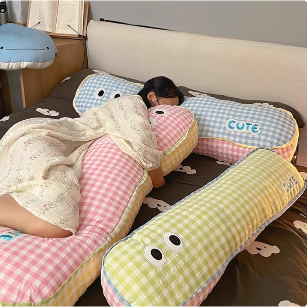 宿舍多巴胺睡觉夹腿抱枕可爱床边专用长条枕玩偶床上侧睡神器AAA