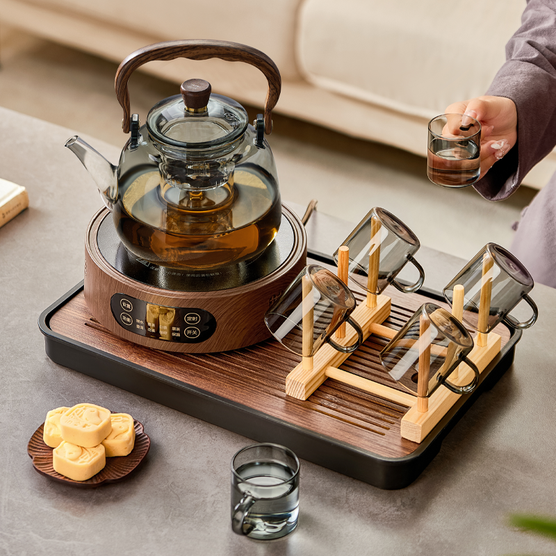 茶壶玻璃煮茶壶加厚新款泡茶壶家用电陶炉专用烧水壶提梁茶具套装