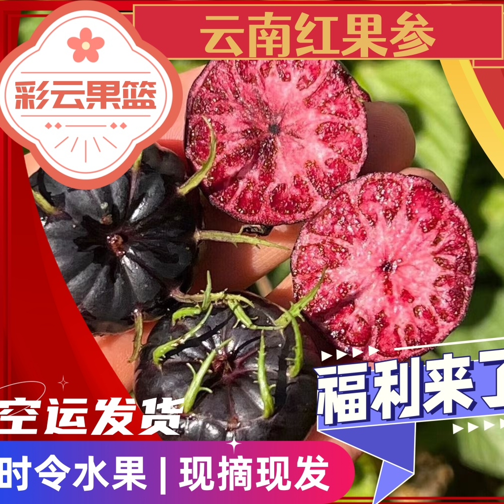 【空运包邮】云南时令水果 高山稀有水果红果参  产地现摘现发