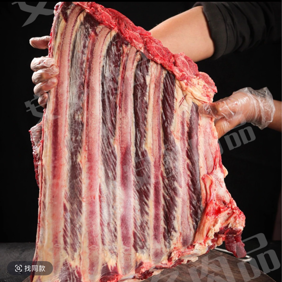 【清真牦牛肉牛排骨】青藏高原新鲜牦牛带骨牛排骨包邮4斤甘南直发