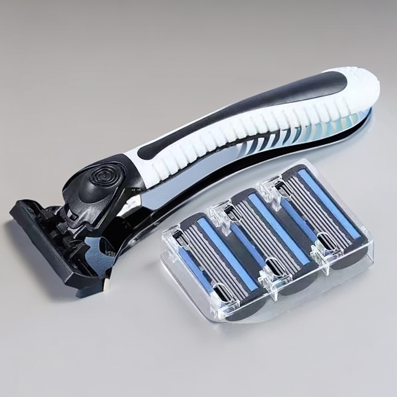 【新店开业】进口新款6层刀手动男士剃须刀胡子刀6层刀片老式剃须刀