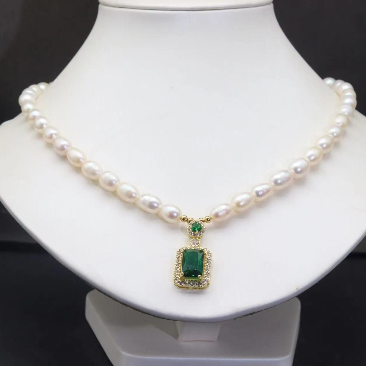 非金属珐琅项链 爱相随白色项链