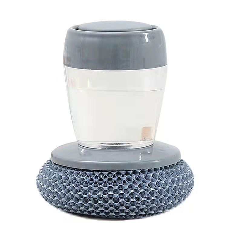 厨房专用清洁刷洗碗刷锅神器长柄按压式加液洗锅便捷家用不伤锅底