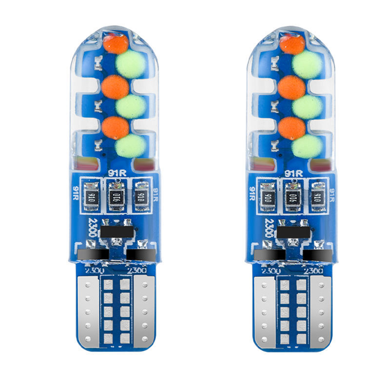 24V货车LED七彩高亮爆闪示宽灯前指示灯T10日间行车灯车顶