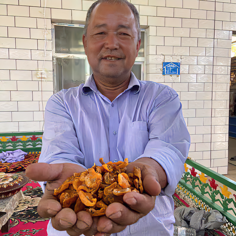 新疆喀什色买提酸杏皮子无核农家甜杏干杏肉不加糖杏条食用农产品