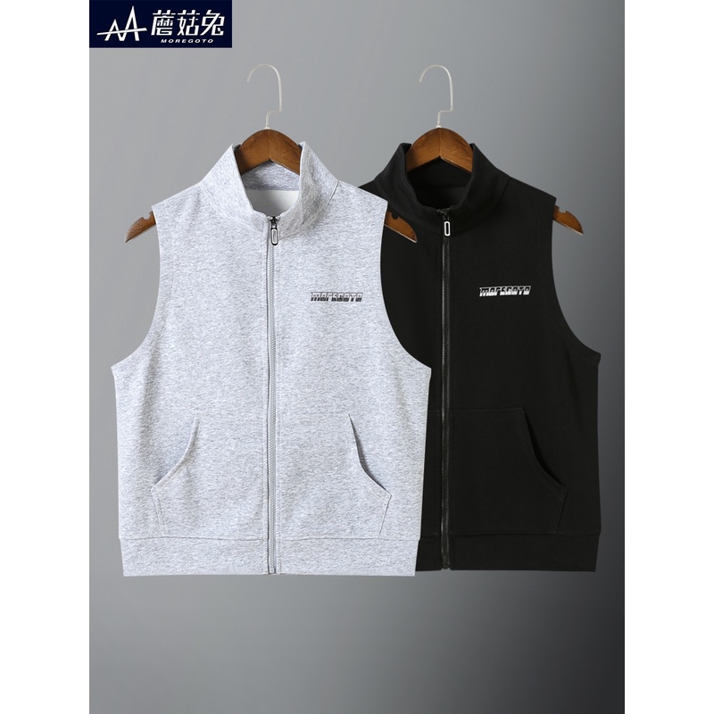 胖男童马甲春秋薄款外穿儿童背心外套青少年男孩秋装大童男装上衣