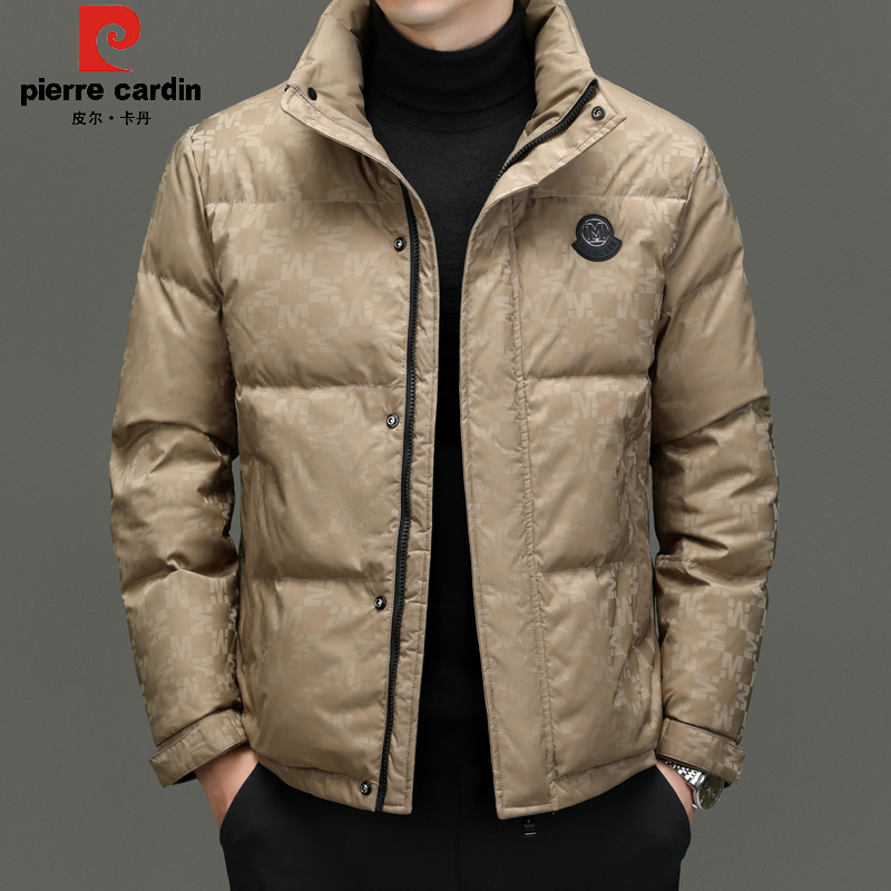 皮尔卡丹男士羽绒服冬季新款加厚保暖轻奢潮流冬装男士外套秋冬款