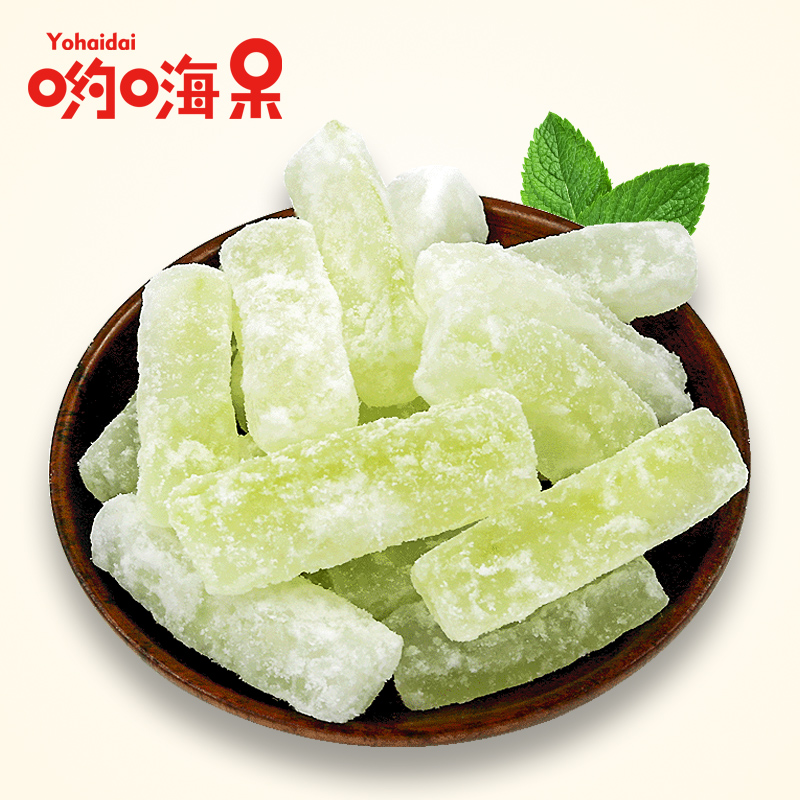 哟嗨呆新货冬瓜糖老式冬瓜条糖东瓜糖砖商用怀旧零食蜜饯正宗