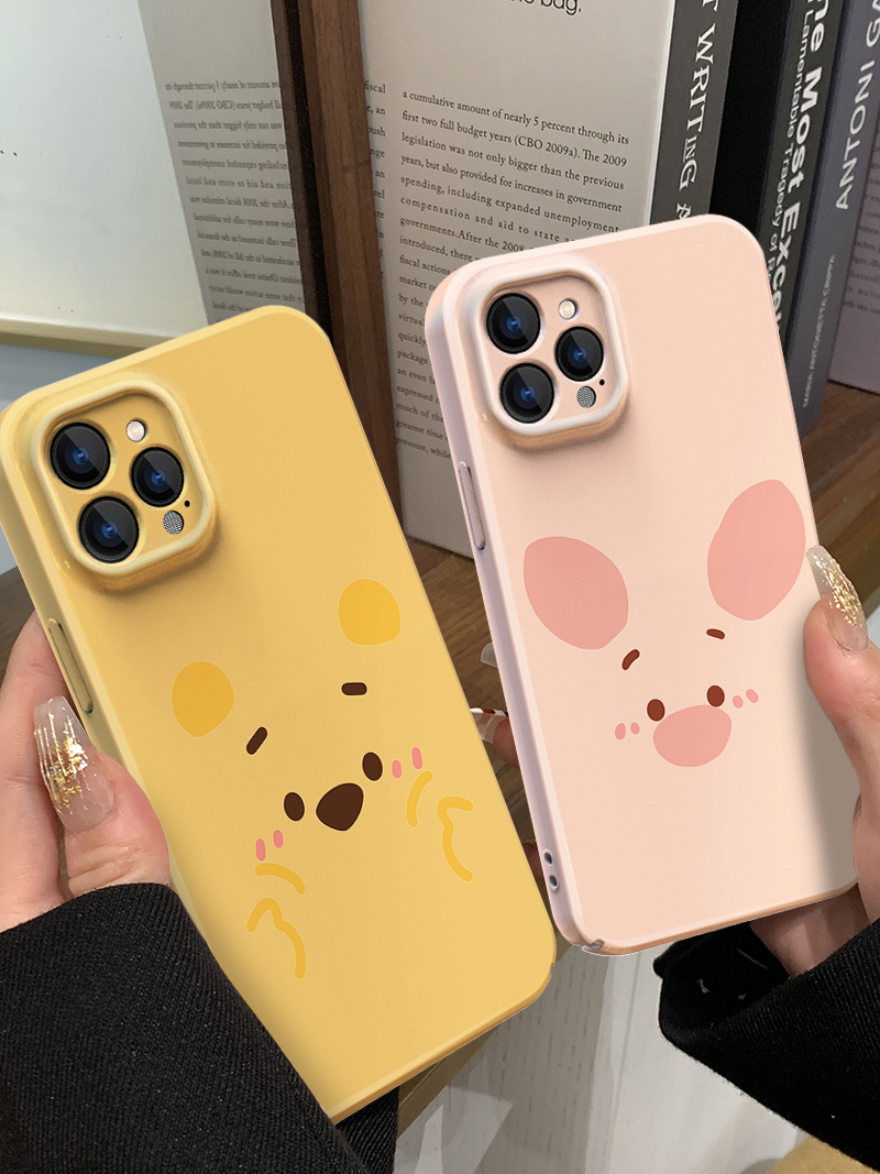 菲林软壳防摔维尼皮杰适用苹果16华为oppo小米15vivox200pro1加