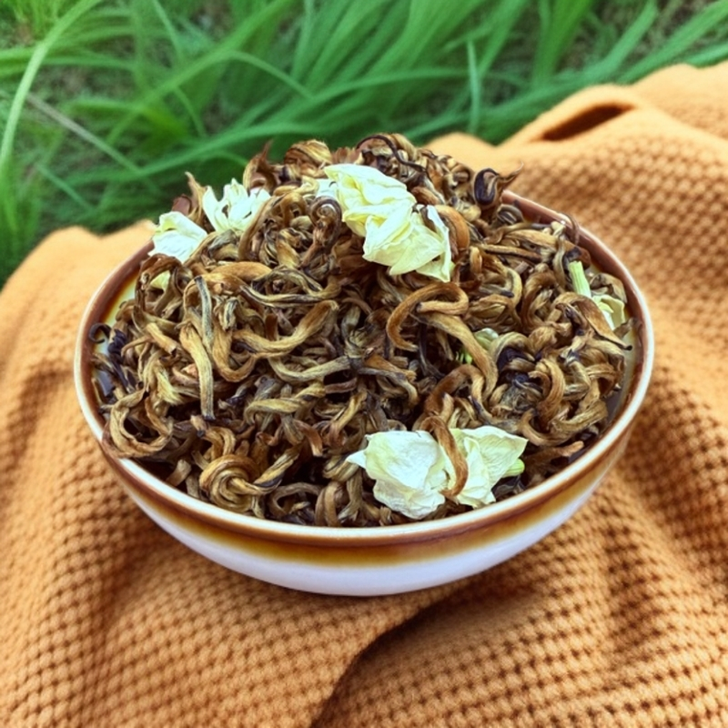 金丝芽 茉莉滇红茶叶 花香香气香甜浓郁 茉莉花茶 耐泡