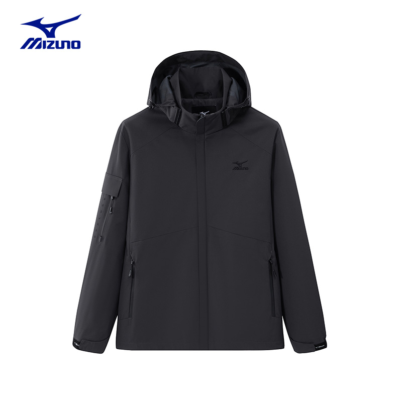 Mizuno/美津浓户外休闲三防时尚防风梭织情侣徒步外套A2CE3114