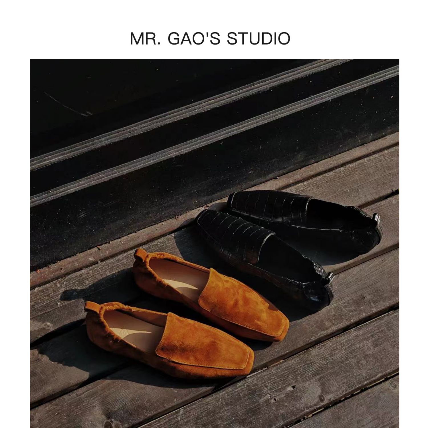 MR.GAO/高老板轻奢时尚简约百搭单鞋复古舒适平底软底乐福鞋/女鞋