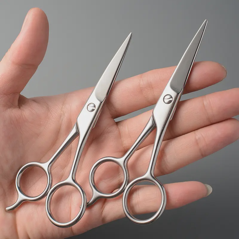 剪刘海专用家用小剪刀理发剪修胡子工具胡须剪鼻毛剪不锈钢小号剪