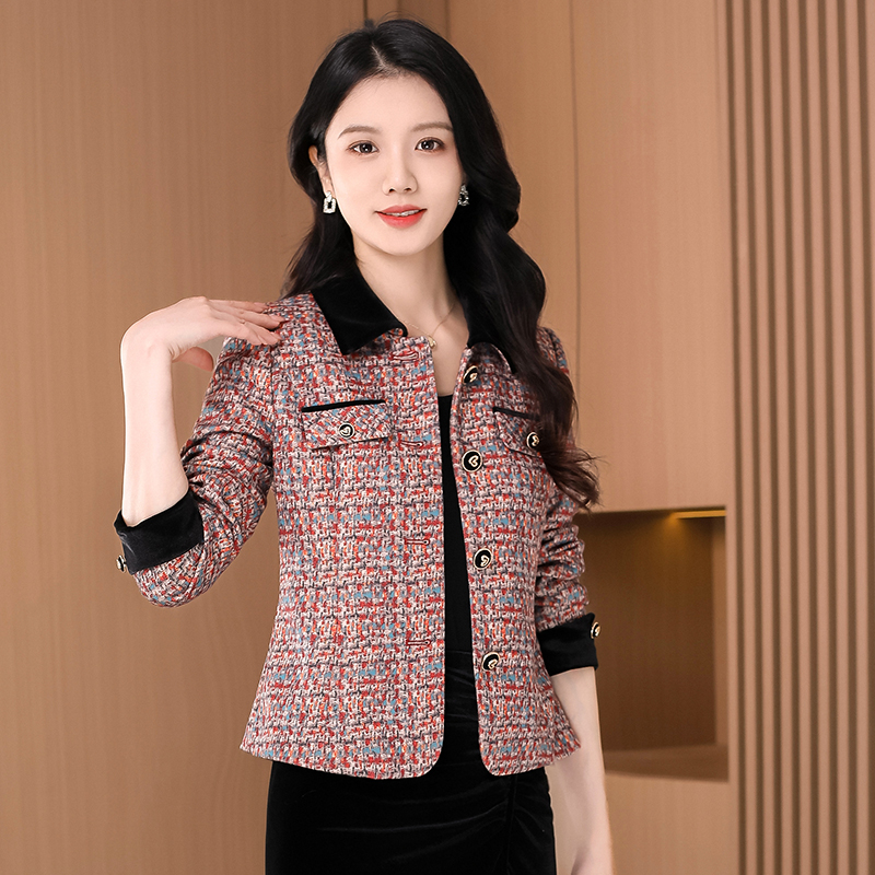 拉夏贝尔小香风外套女士2025新款爆款春秋洋气时尚高端小个子外套