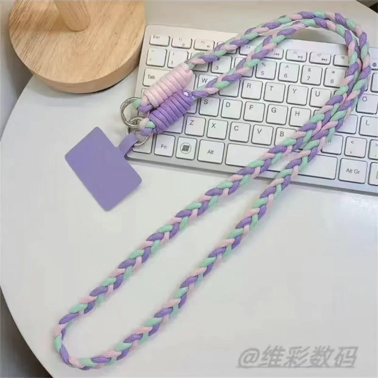 手机背带通用网红挂链跨挂脖防摔挂绳相机个性糖果色ins简约斜挎