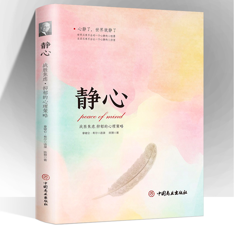 静心-战胜焦虑抑郁的心理策略 心灵励志静心书籍正面积极持续不断