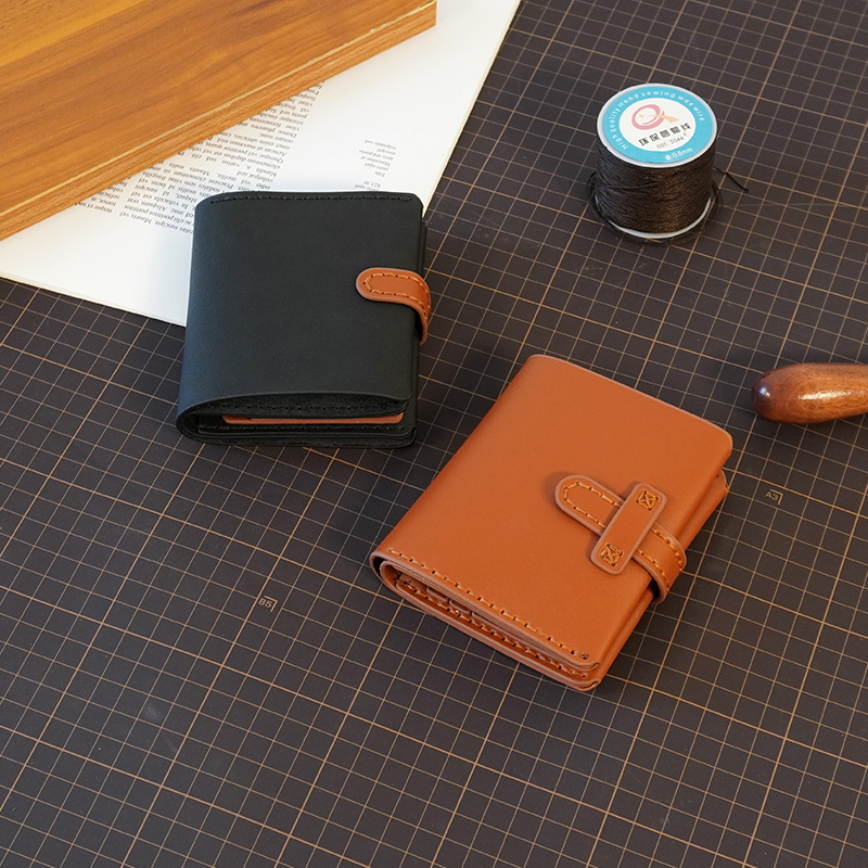 diy手工钱包牛皮自制作手缝材料包卡包男钱包送男友生日礼物男士