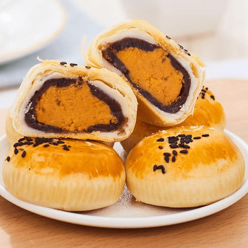 真臣蛋黄酥雪媚娘整早餐面糕点心零食小吃网红休闲食品