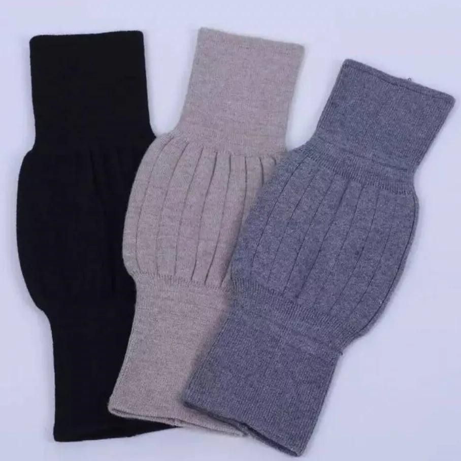 羊绒护膝男女秋冬保暖防寒加肥加大老人防滑防寒护腿套护膝盖加厚