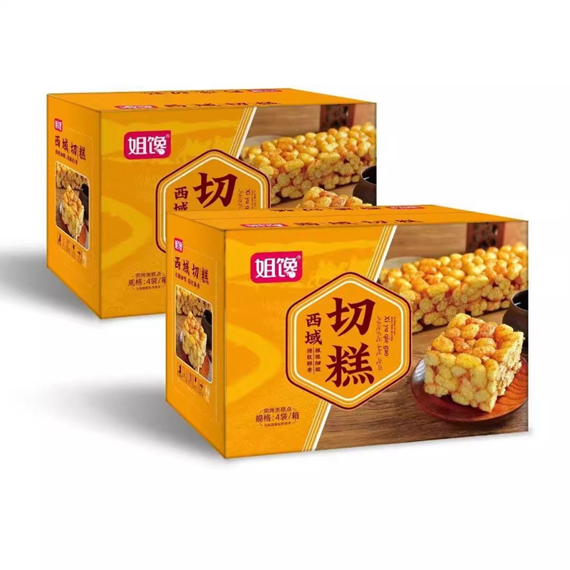 【拍一发二】姐馋西域切糕软糯非油炸糕点风味小吃膨化零食整箱装