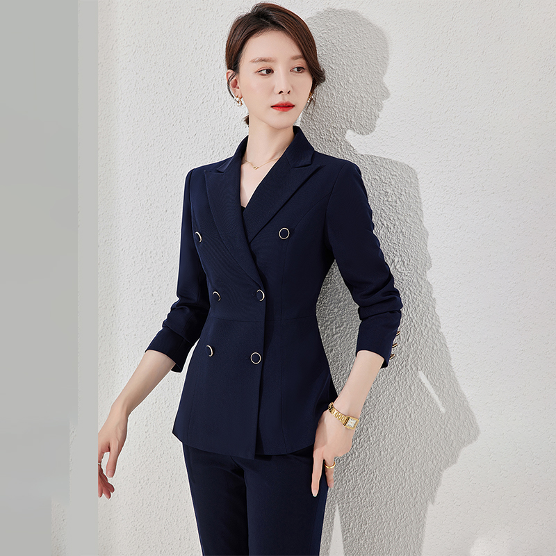 高级感秋季职业西装套装女新款时尚气质工装售楼部酒店经理工作服