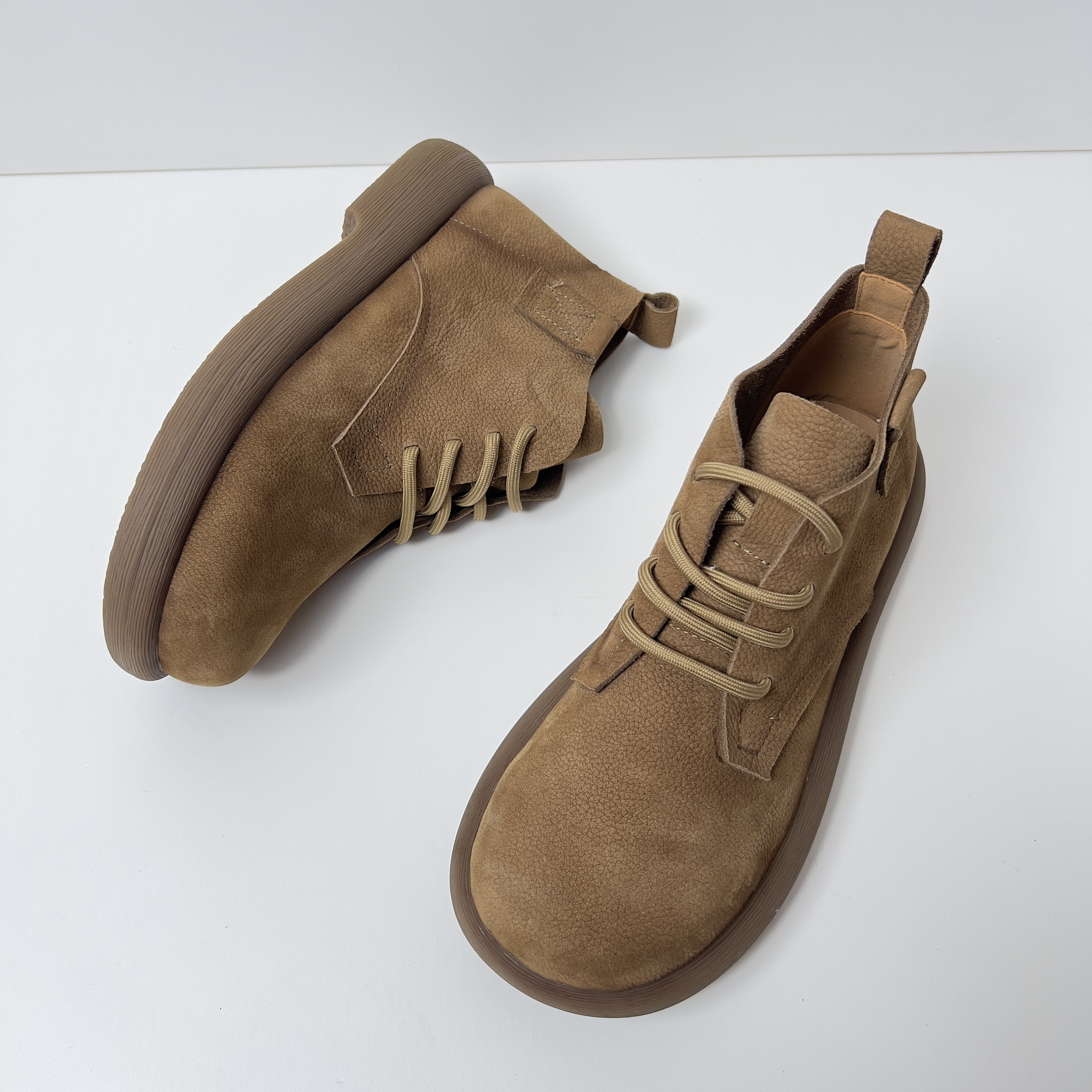 头层牛皮磨砂皮短靴男士真皮切尔西爆款靴子痞帅马丁切尔西男靴