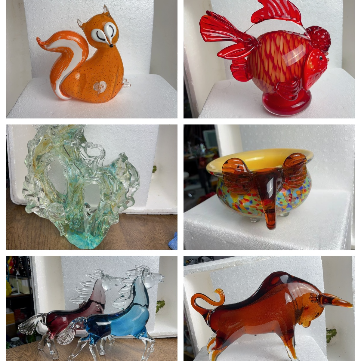 家居装饰收纳卧室立体陶瓷时尚酒店创意果盘动物摆件琉璃各种品类