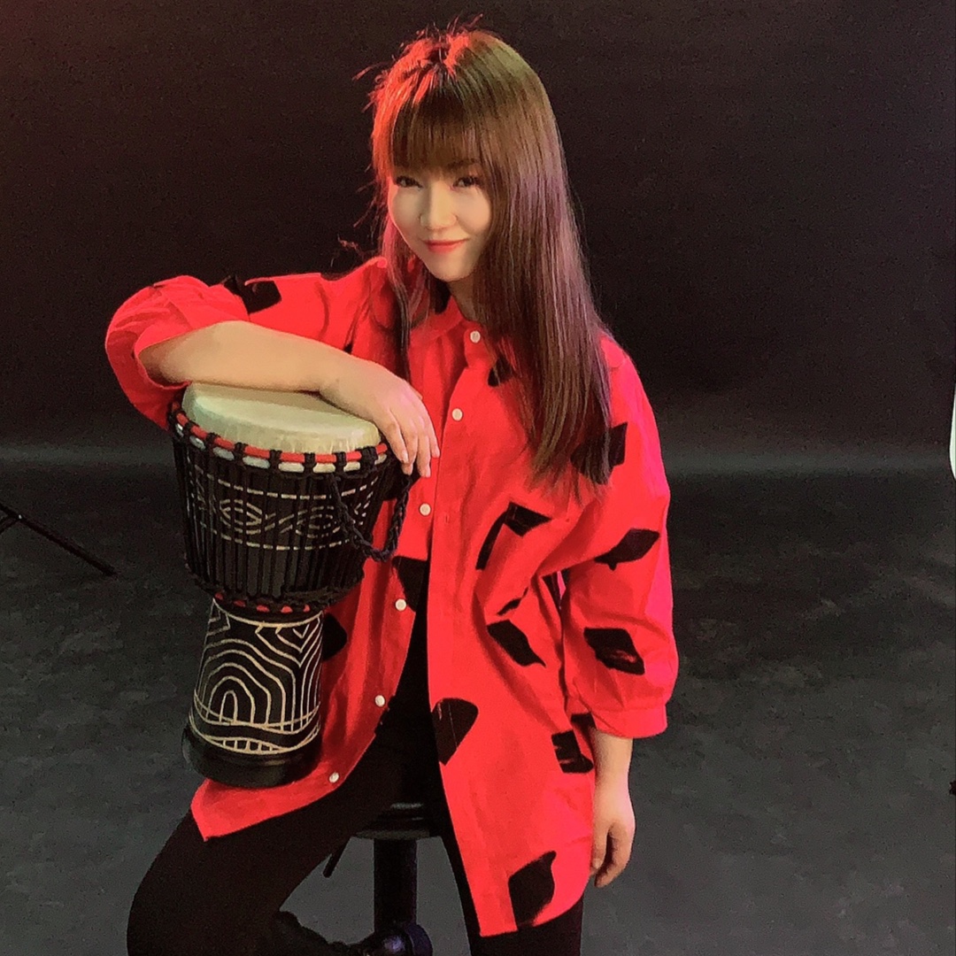 娟子非洲鼓8.5寸小钢炮演奏传统