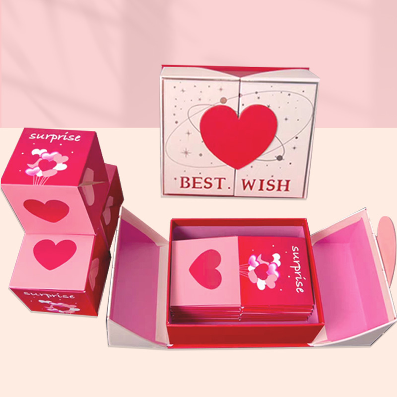 七夕节创意惊喜弹跳红包盒子生日礼物送男女生朋友仪式感爆炸礼盒