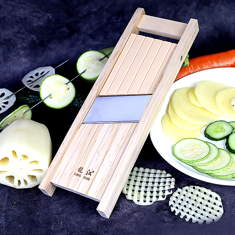 龙江家用商用可调节薄厚切片器烧烤土豆薄片刨片器莲藕红薯擦片板