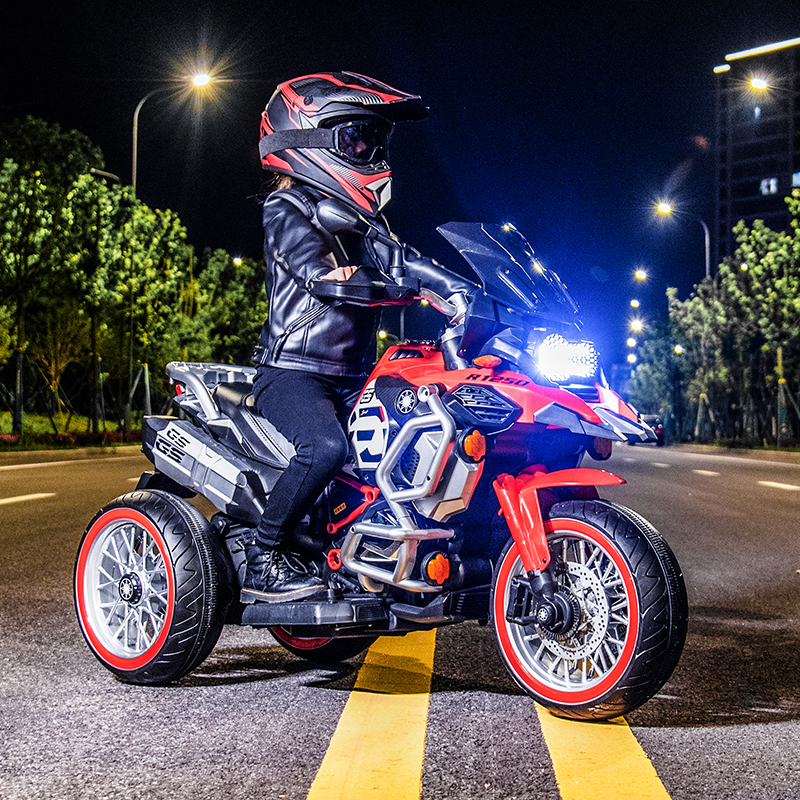 大号新款儿童电动车摩托车男女小孩充电两轮摩托可坐人玩具车