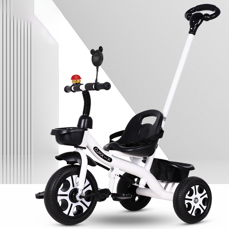 儿童三轮车手推车1-3-6岁大号遛娃神器宝宝婴儿脚踏车骑行自行车