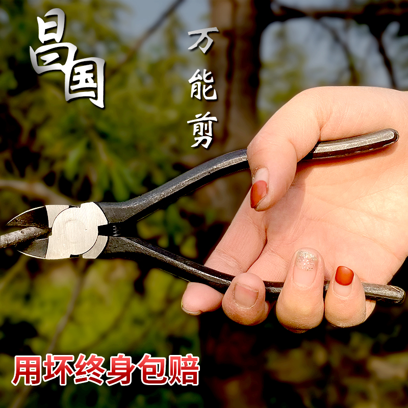 昌国专业盆景制作工具水口剪斜口剪随手剪可剪盆景枝条铝丝