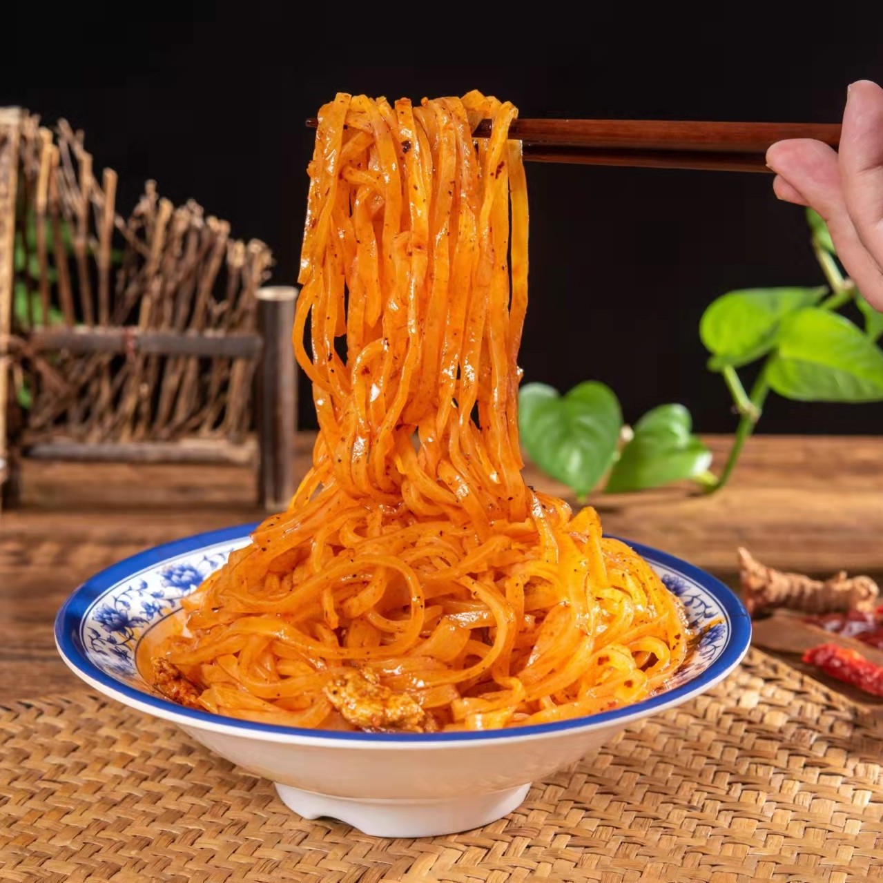 【真婆婆专属】宝鸡擀面皮5包310g每袋香辣美味发酵方便加热