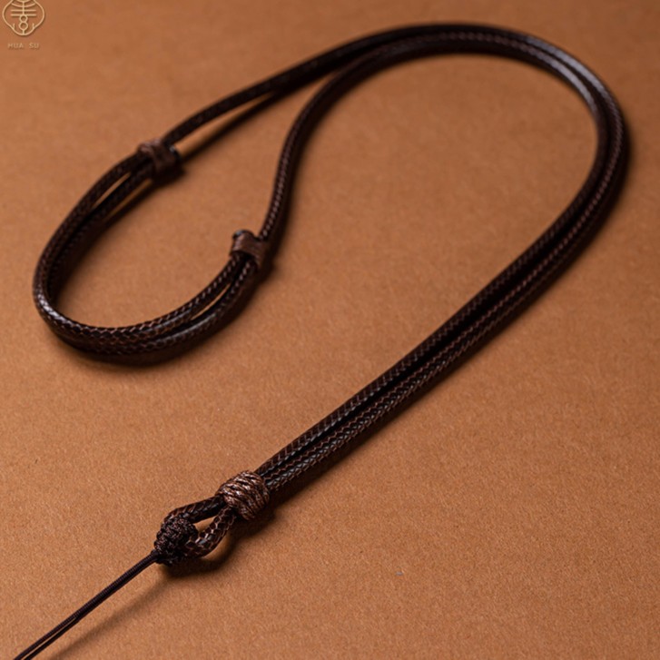 皮蜡线编绳八宝罗盘高档项链绳平安扣绳手工八宝罗盘编织