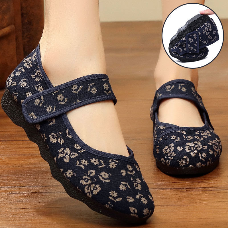 43大码女布鞋老北京宽胖脚女鞋老年人鞋子女奶奶鞋41新款老太太鞋