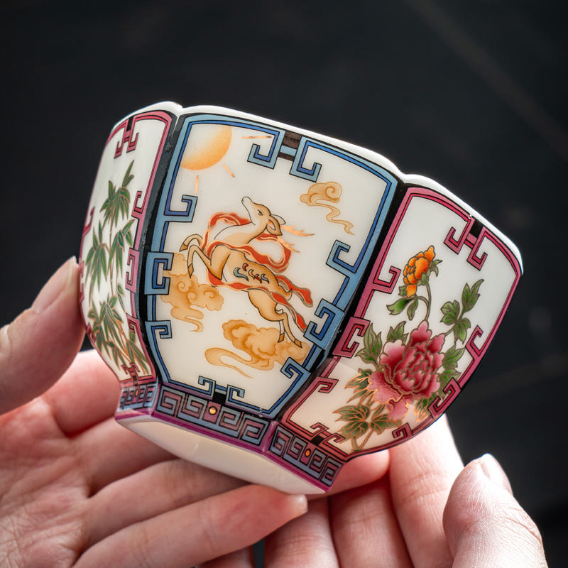 羊脂玉主人杯单杯陶瓷茶杯个人专用男士杯子白瓷品茗杯女高档送礼