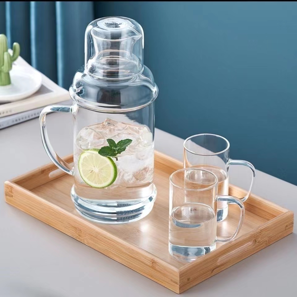 加厚耐高温透明玻璃冷水壶家用大容量凉白开储水瓶茶壶耐热凉水壶