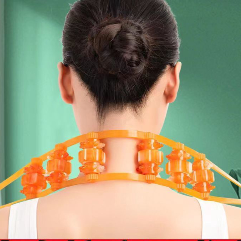 拉背条按摩神器滚轮式开背颈椎全身按摩腰部腿部背部后背不求人