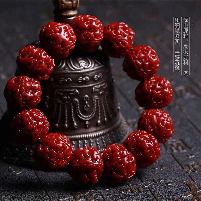 保真尼泊尔五瓣六瓣大金刚菩提子机刷包浆佛珠高档文玩男士手串